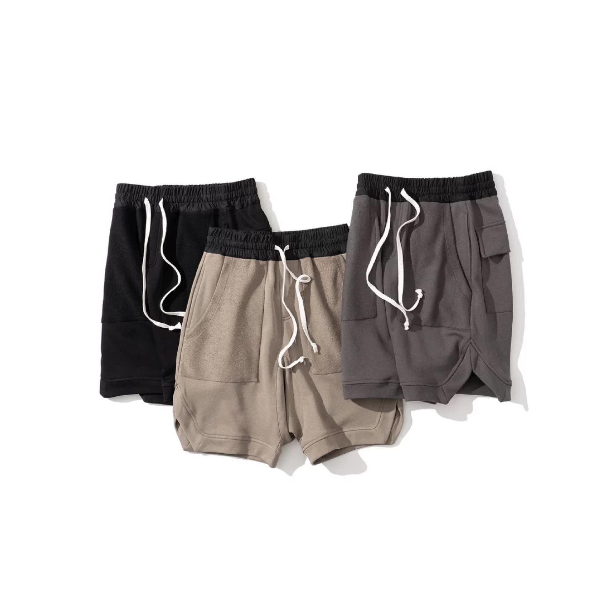 Quần short nỉ túi hộp Oversize, JACKLANE, Quần short nam nữ Unisex, Jack Lane