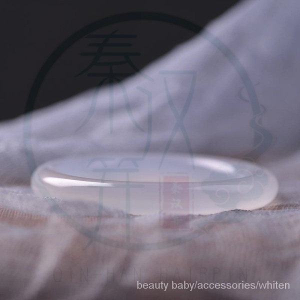 Vòng đeo tay đá mã não trắng trong suốt thời trang cho n