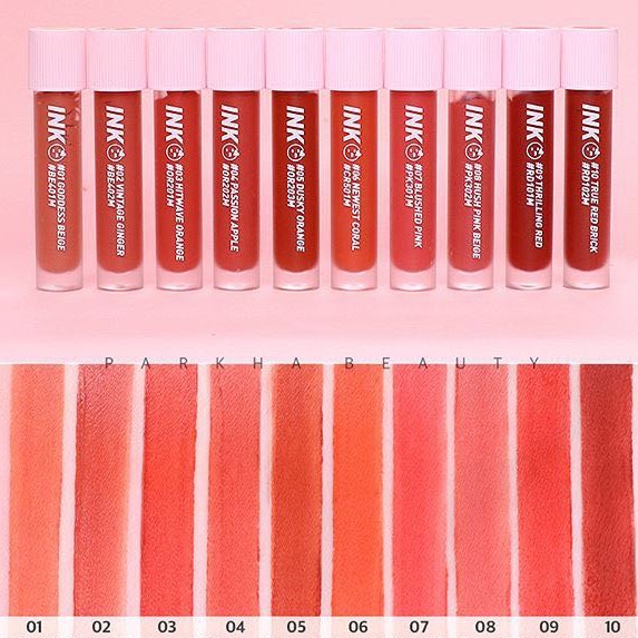 Son Kem Lì Peripera Ink Matte Blur Tint - Hàn Quốc 3.8g