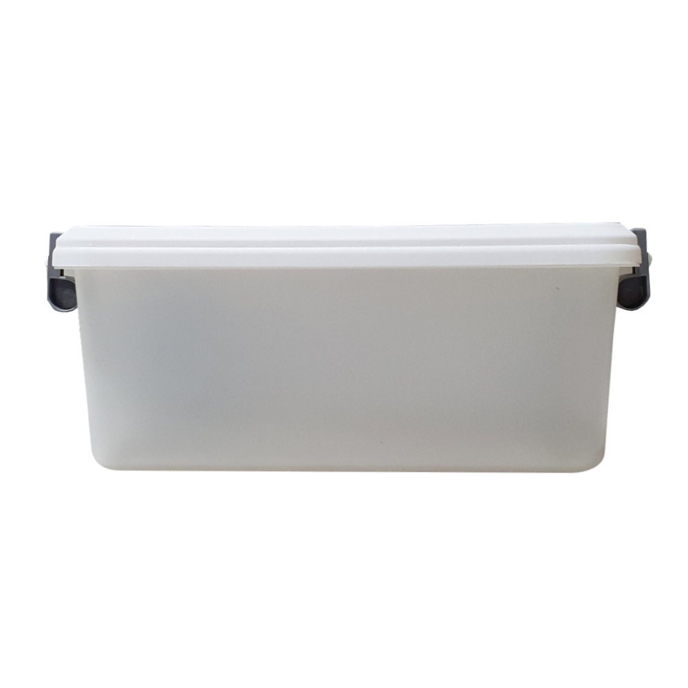 HomeBase STACKO Thùng đựng đồ 31L bằng nhựa có nắp AZ Thái Lan W57xD39.6xH21.8 Cm màu trắng