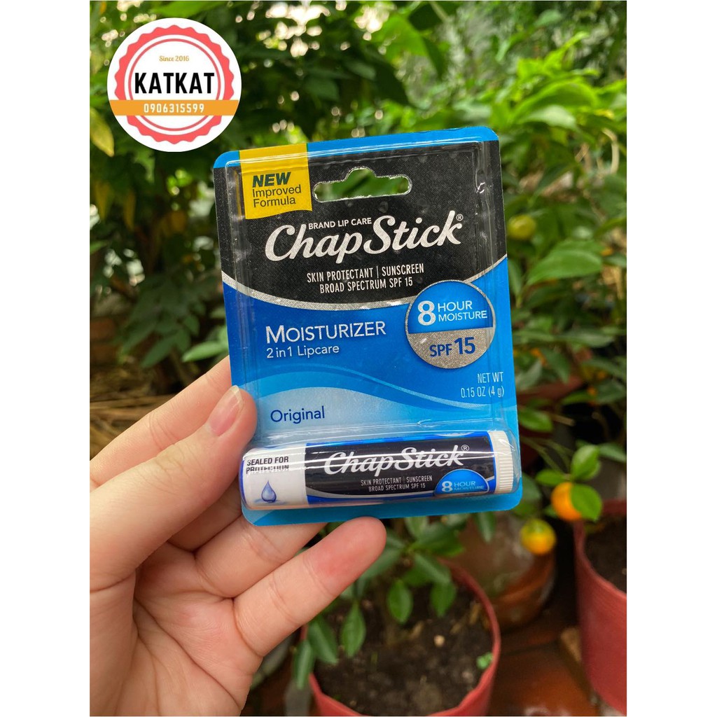 [1/5 FREESHIP ĐƠN 10K] Chapstick Dưỡng Mềm Môi Chính Hãng 4g Nhiều Mùi