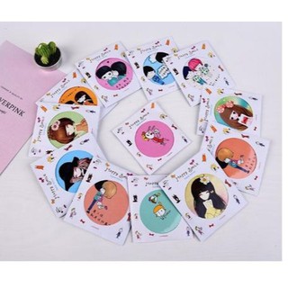 Gương mini dễ thương Hàn Quốc (1 cái giao ngẫu nhiên)