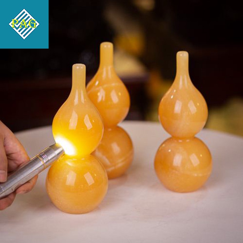 Qủa Bầu Hồ Lô Chiêu Tài Hút Lộc Đá Ngọc Hoàng Long Nguyên Khối