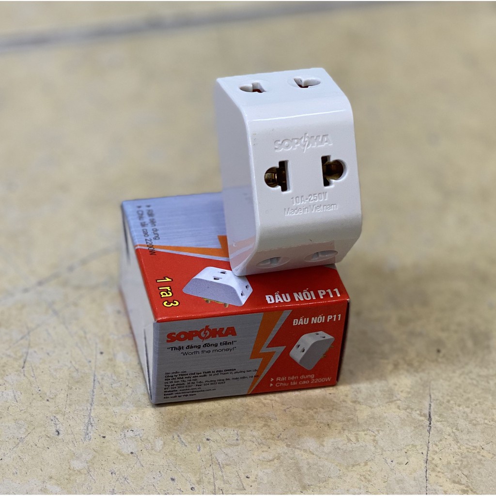 Ổ chia điện đa năng 3 4 5 cửa kèm 2 cổng USB , Ổ cắm chuyển đổi thông minh chịu tải cao 2200W Bảo hành chính hãng