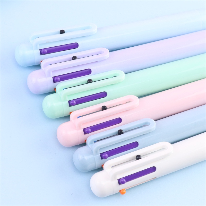 Bút Bi 6 Màu Sắc Ngọt Ngào Xinh Xắn