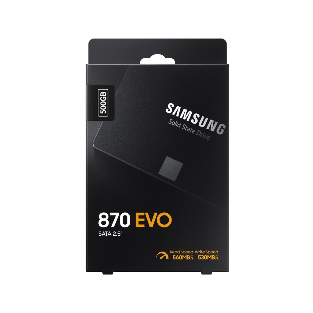 Ổ cứng SSD Samsung 870 EVO 500GB Sata III 2.5 inch (MZ-77E500BW) - Hãng phân phối chính thức (Giá Khai Trương)