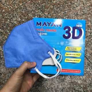 Combo 10 khẩu trang 3d mayan chống khói bụi