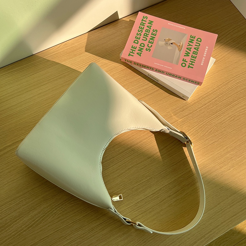 Túi đeo dưới cánh tay Màu Xanh Bơ Phong Cách Hàn Quốc Thời Trang Mùa Xuân Mới Cho Nữ 2022