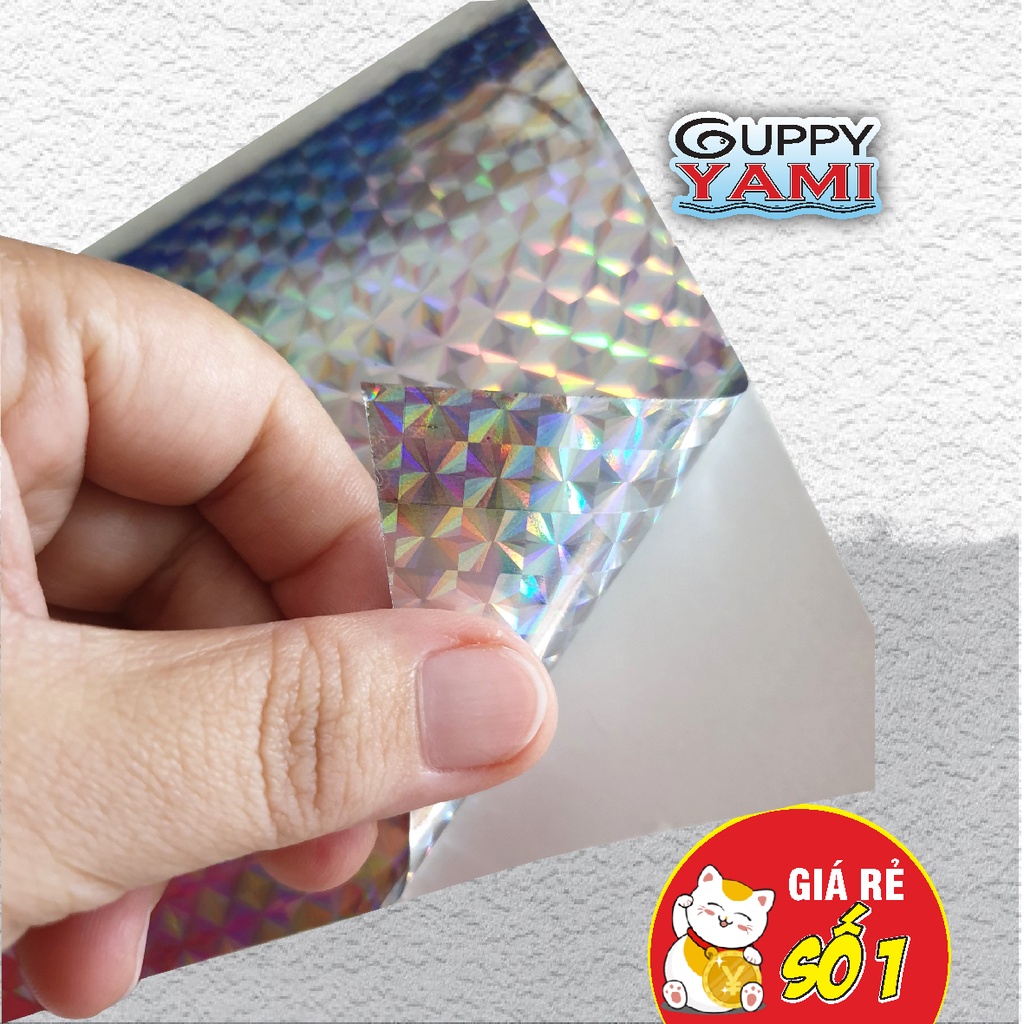 Decal 7 màu - Chuyên dùng dán đáy hồ show cá, hồ cá cảnh, trang trí, dán đồ handmade.. Khổ 60cmx 100cm
