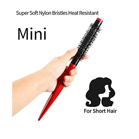 Lược Sấy Tóc Nam Cao Cấp Small Round Men Hair Styling Comb