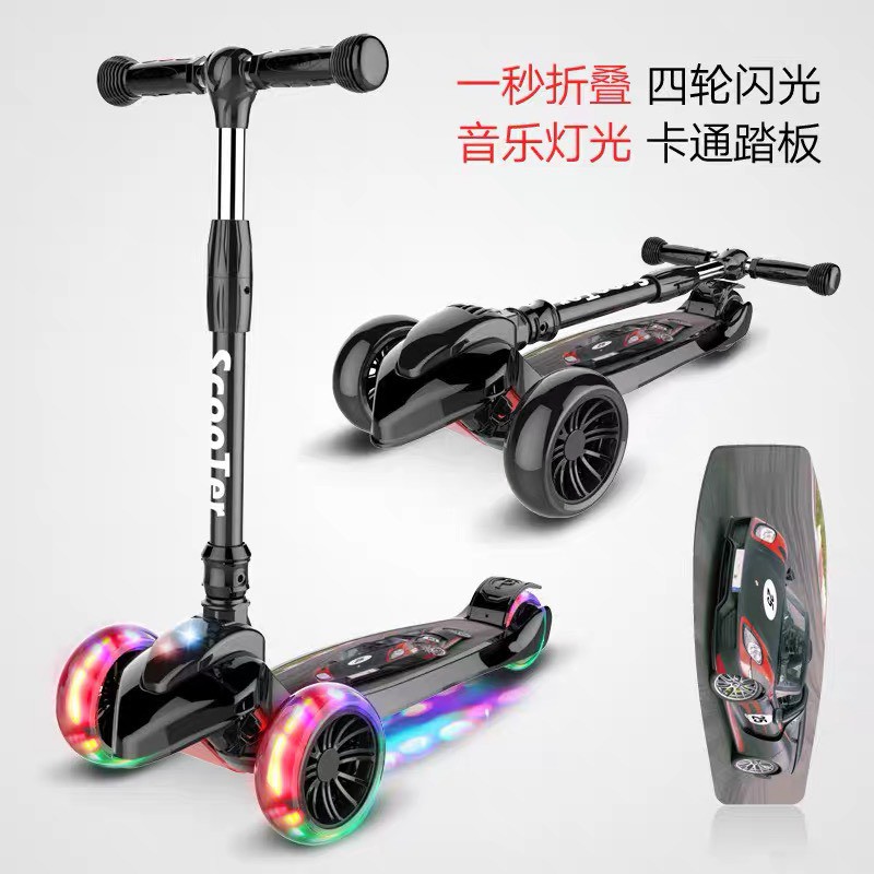 Xe trượt Scooter 3 bánh phát sáng cao cấp – XE TRƯỢT 3 BÁNH – thỏa sức cho con trẻ vui đùa khỏe mạnh