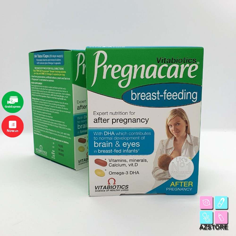 Vitamin tổng hợp Pregnacare Breast feeding cho mẹ sau sinh - 84v: Uk