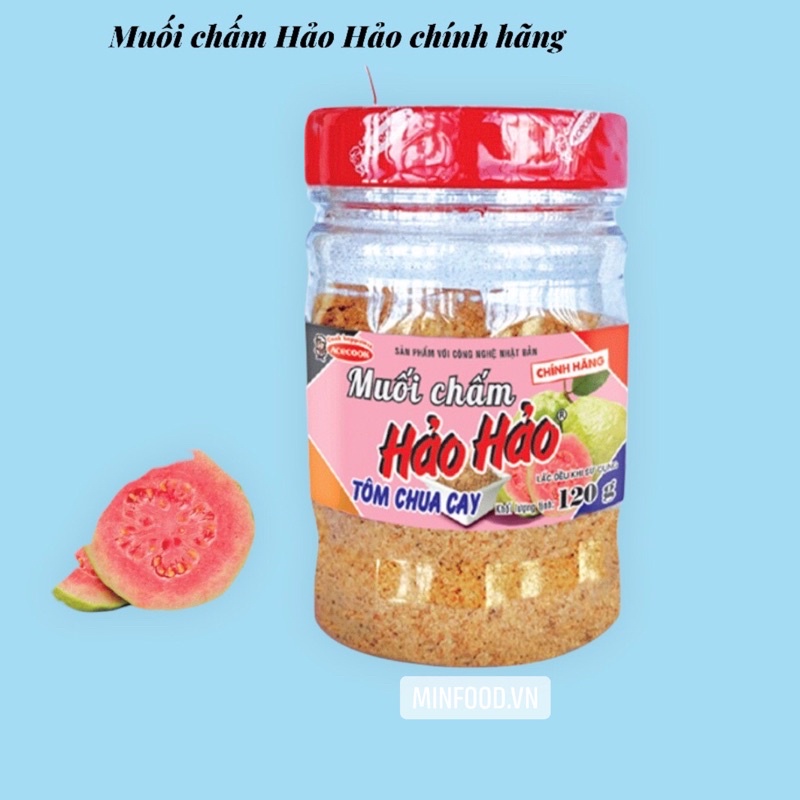 Muối chấm hoa quả Hảo Hảo chính hãng hũ 120gr