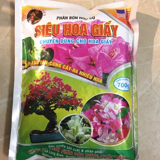 Phân bón hữu cơ Siêu hoa giấy 700g, 1000g