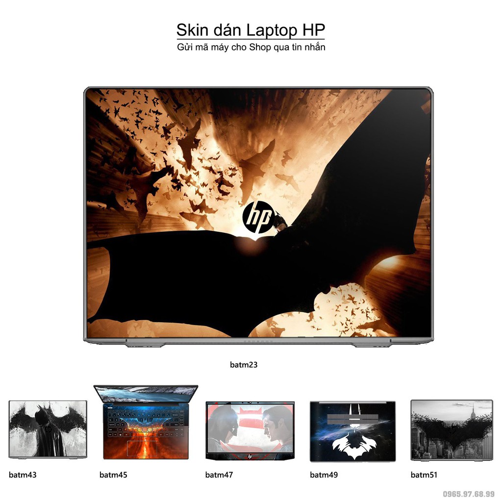Skin dán Laptop HP in hình Người dơin _nhiều mẫu 2 (inbox mã máy cho Shop)