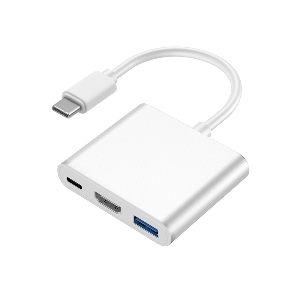 Bộ Chia Cổng Type-C Sang Usb 3.0 Hdmi-Compatible / Vga / Rj45 / Tf