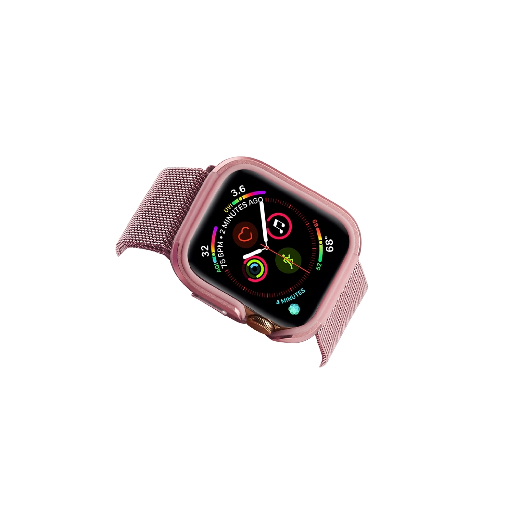 New Design Aluminum Alloy+TPU Case for Apple Watch Series 5 4 Cover 44mm 40mm Bumper High Quality Shell