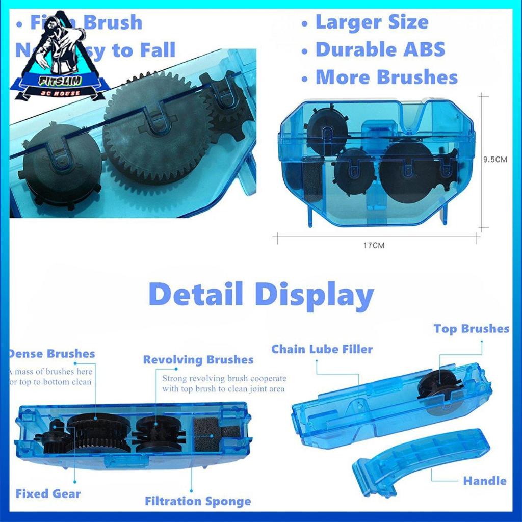 Dụng cụ vệ sinh dây xích xe đạp tiện dụng