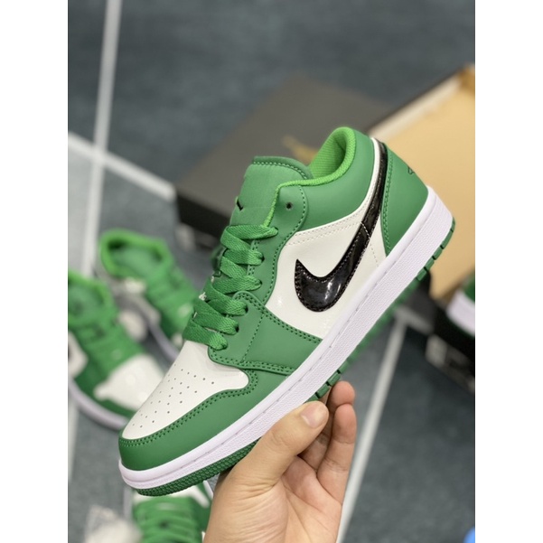 [AGsneaker] Giày thể thao cổ thấp Jordan low pine green + tặng dây kèm