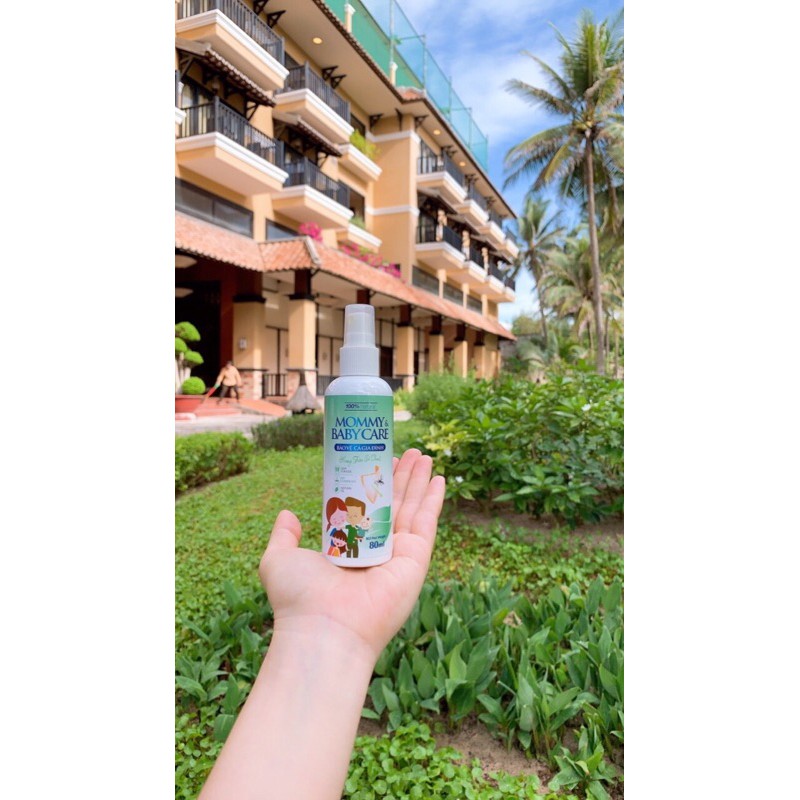 Xịt chống muỗi Mommy babycare hương chanh xả (80ml)