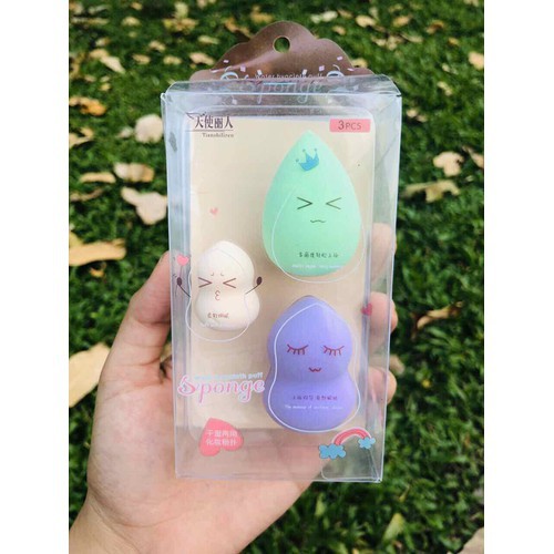Bông Tán Kem Nền Hồ Lô giao màu ngẫu nhiên