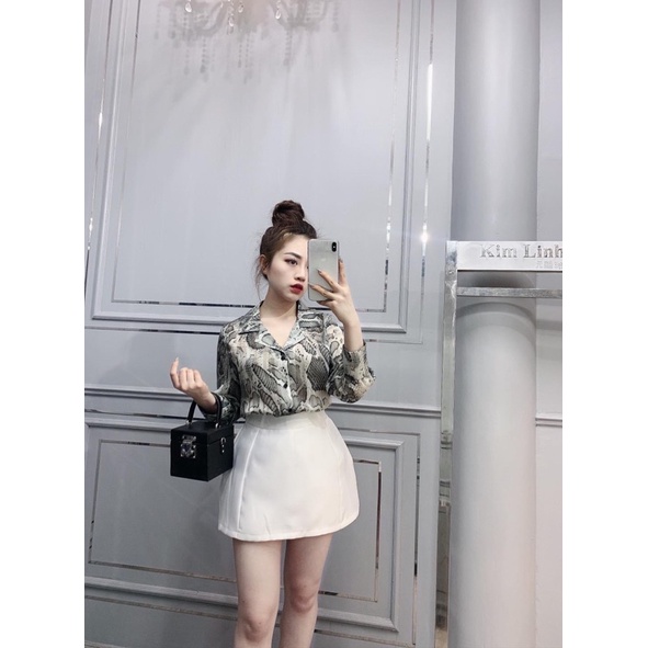Sơ mi hoạ tiết loang cao cấp ( giá sale)