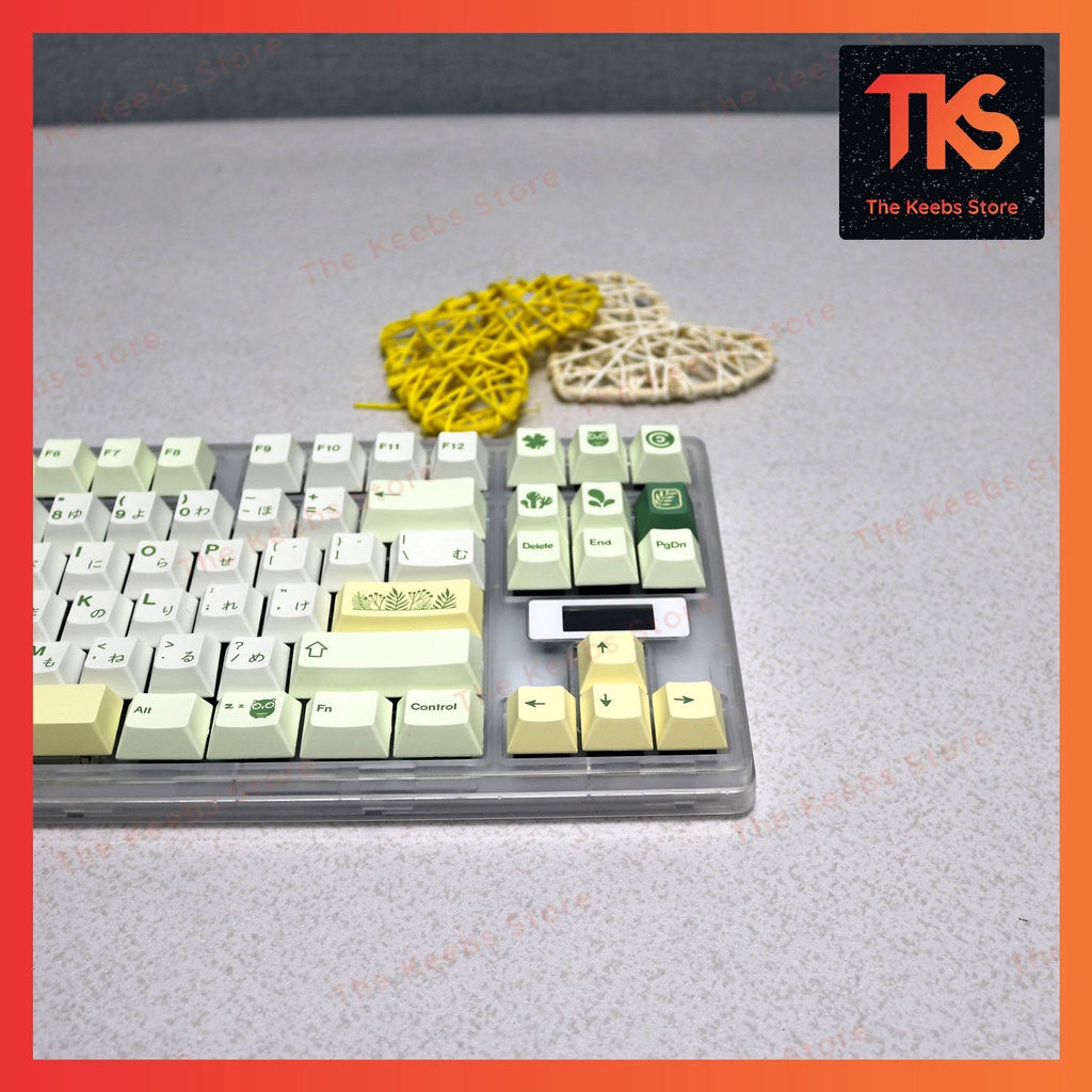 Keycap Garden | Profile Cherry | PBT Dyesub | Nút bàn phím cơ | TKS