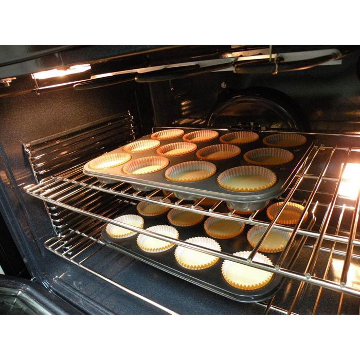 Khuôn Nướng Làm Bánh Muffun Cupcake Chống Dính Loại 12 ô To