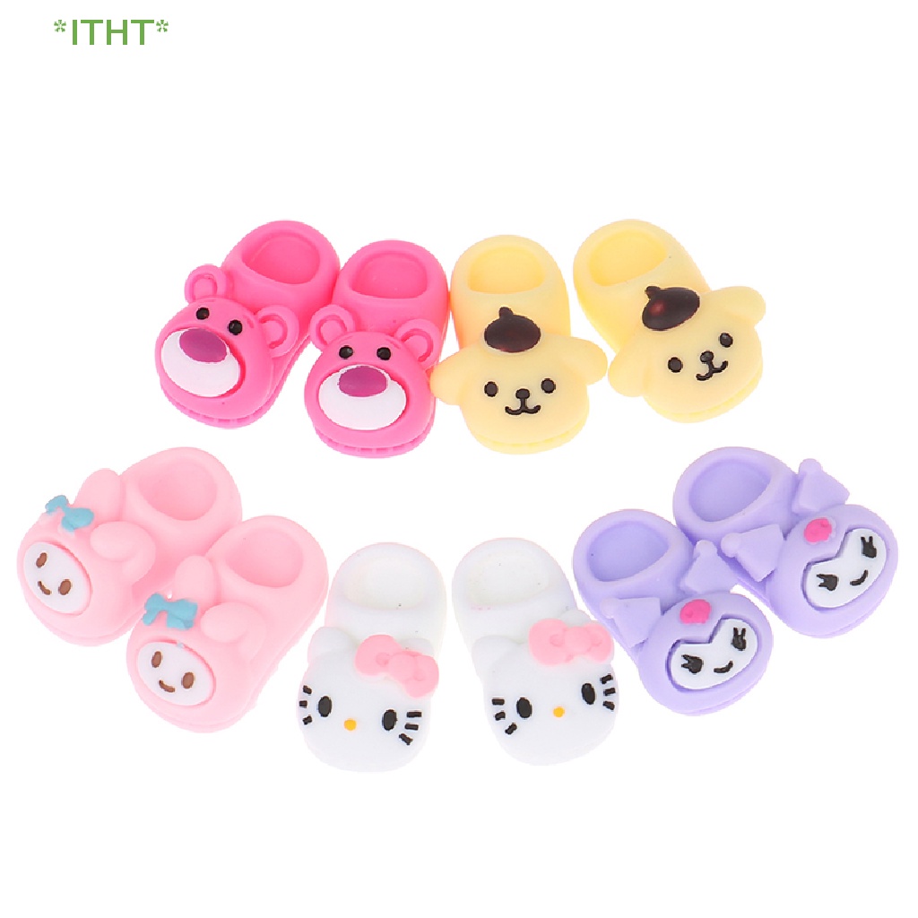 1 Đôi Dép Đi Trong Nhà Búp Bê Tỉ Lệ 1: 12 Mới