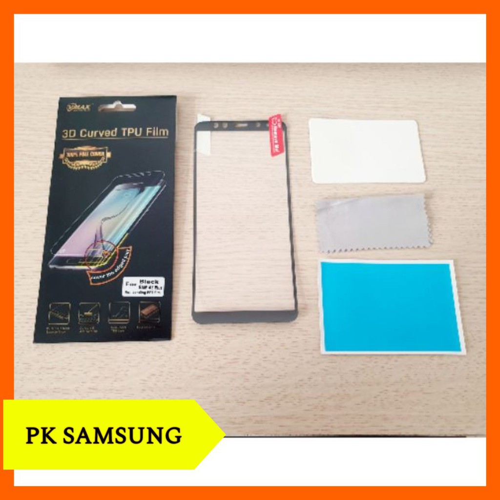 Dán cường lực dẻo Samsung A8 Plus hãng Vmax