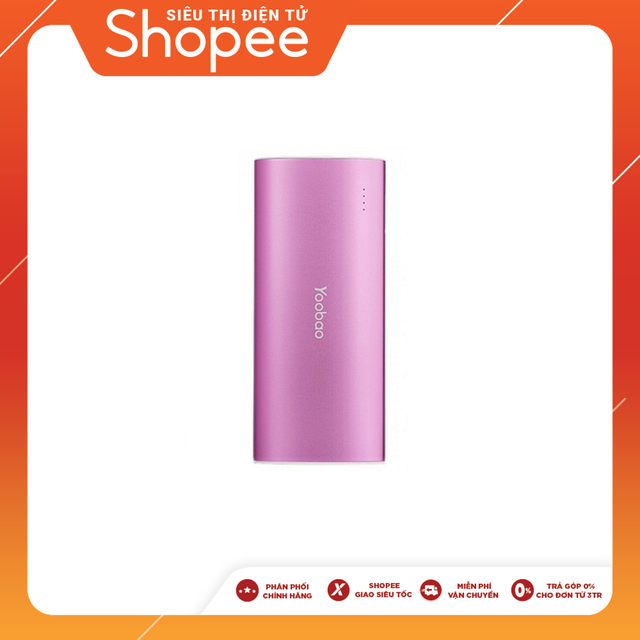 Pin Sạc Dự Phòng 13.000 mAh Yoobao YB-0166 (Hồng)