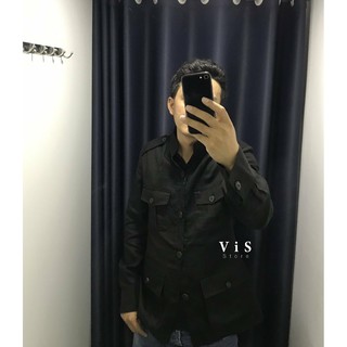 Áo khoác nam đen vnxk