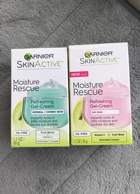 Gel dưỡng ẩm làm mịn da Garnier SkinActive Moisture Rescue Refreshing Gel-Cream