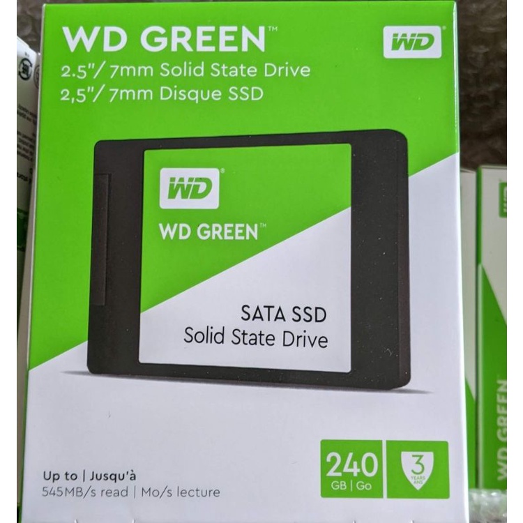 Ổ cứng SSD WD Green 240gb, 120gb 2.5 inch Sata bảo hành 36 tháng lỗi 1 đổi 1