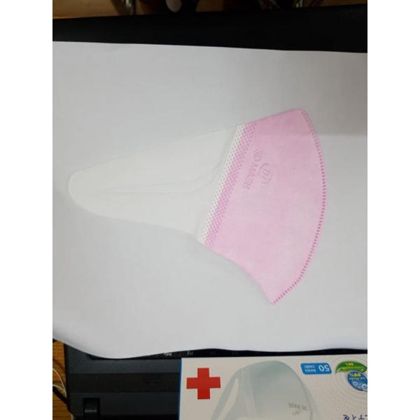 Hộp 50 Chiếc Khẩu Trang 3D Mask màu hồng đẹp