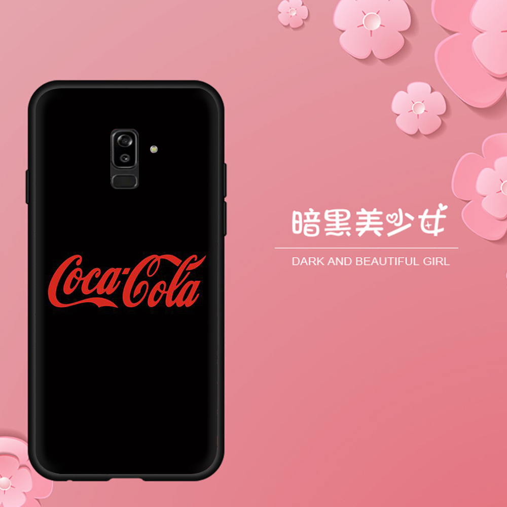 Coca Cola Ốp Điện Thoại Mềm Chống Rơi Họa Tiết Coca Cola Cho Samsung J6 2018 J4 Core / J4 2018 / J4 Plus