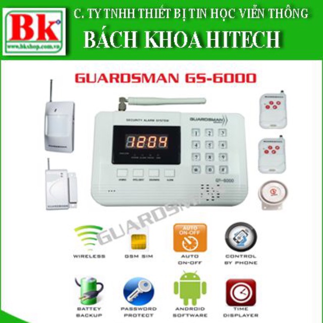 Báo trộm không dây GUARDSMAN GS-6000