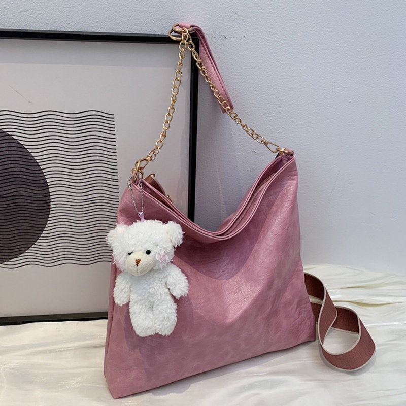 Túi Đeo Vai Màu Đơn Giản Dễ Thương Cổ Điển Thời Trang Hàn Quốc