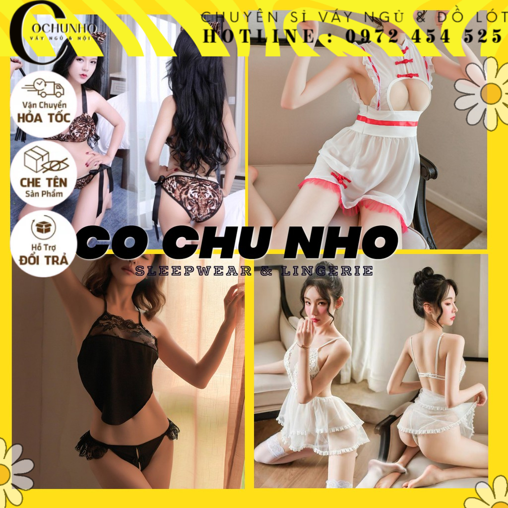 TỔNG HỢP MẪU - Cosplay hầu gái -  váy ngủ sexy gợi cảm quyến rũ- cochunhochuyensi