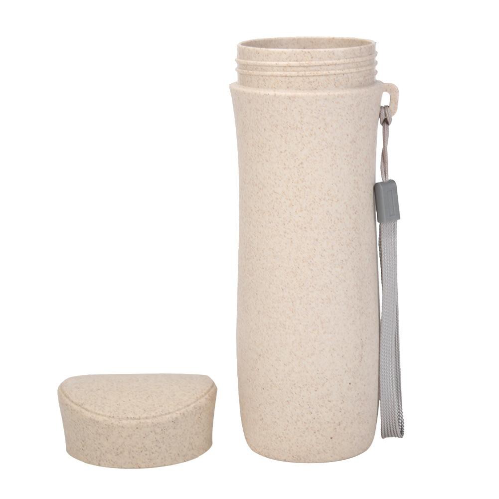 300mL Eco-Friendly Wheat Straw Drinking Cup Portable Coffee Tea Mug Water Bottle