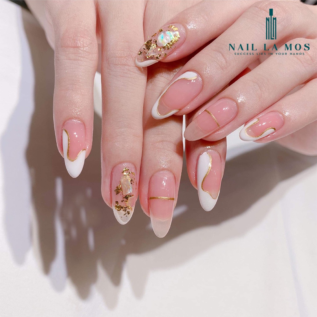 Set giấy bạc trang trí móng tay – giấy bạc nail 12 hũ gồm các màu thông dụng nhất dễ phối