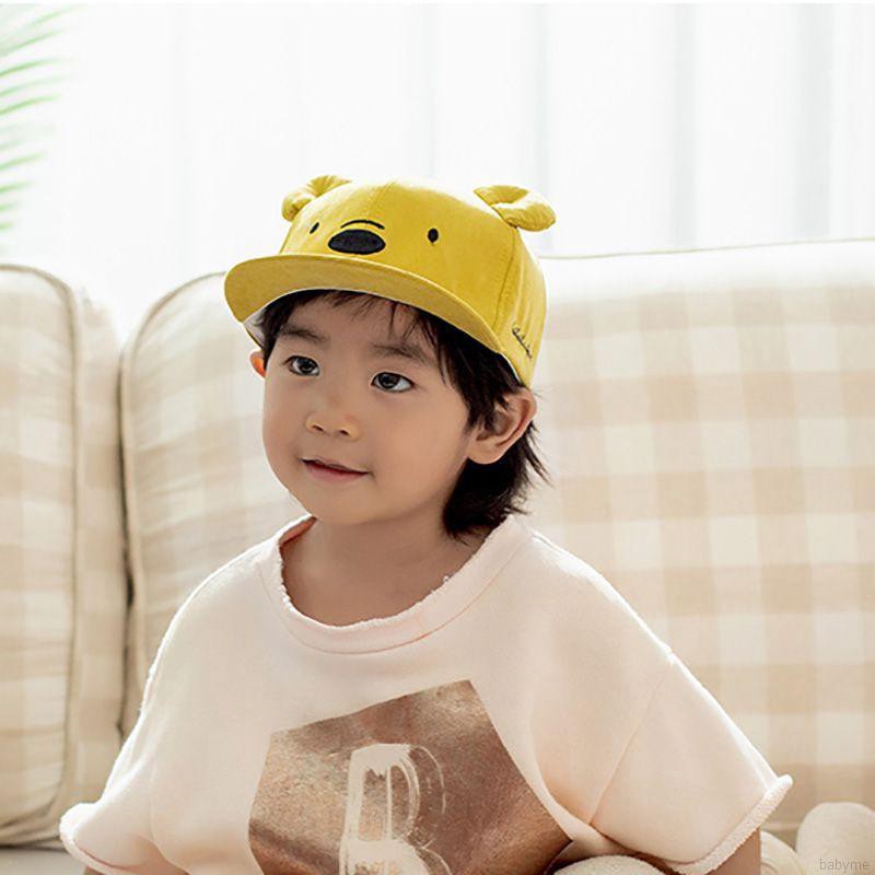 Mũ lưỡi trai thêu họa tiết động vật cho bé