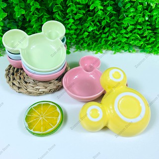 Bát sứ ăn dặm mini cho bé hình Mickey 60ml