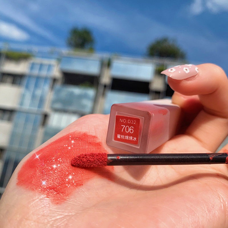 (hàng Mới Về) Son Kem Lì Mịn Mượt Như Nhung Thiết Kế Ống Màu Trắng Nhỏ Gọn Dành Cho Nữ 3.11 | BigBuy360 - bigbuy360.vn