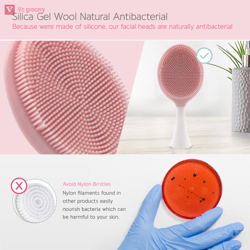 [FREESHIP] Bàn Chải Silicon Mát Xa Làm Sạch Sâu Cho Da Mặt