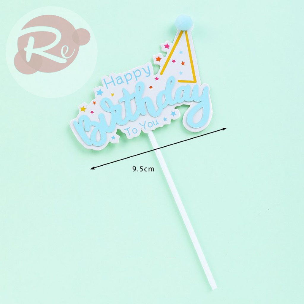 [SIÊU RẺ❤️] – Que cắm Mũ bông - Trang trí bánh sinh nhật bánh kem