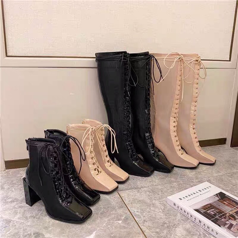 Boot lưới buộc dây