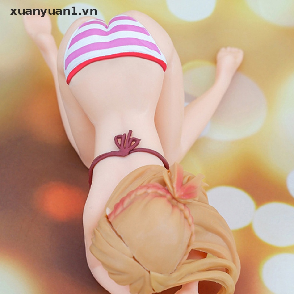 Xuan Giá Đỡ Điện Thoại Bằng PVC Hình Nhân Vật Anime Asuna Nằm Định Hình Trang Trí Điện Thoại Di Động