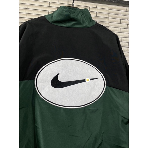 Áo Khoác Dù 2 Lớp Jacket Windbreaker Vintage - Xanh Đen