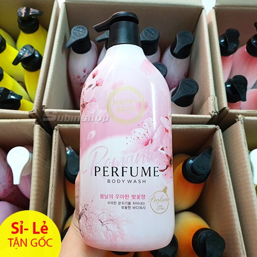 Sữa Tắm Happy Bath Natural Real Moisture 900ml Hàn Quốc